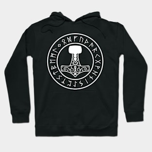 Mjölnir and Runic Circle Hoodie